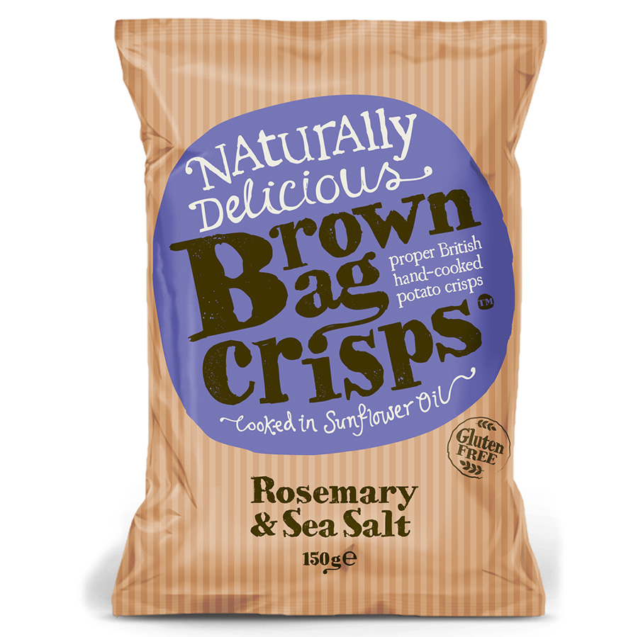 Brown Bag Rosemary Salt Crisps - 150g