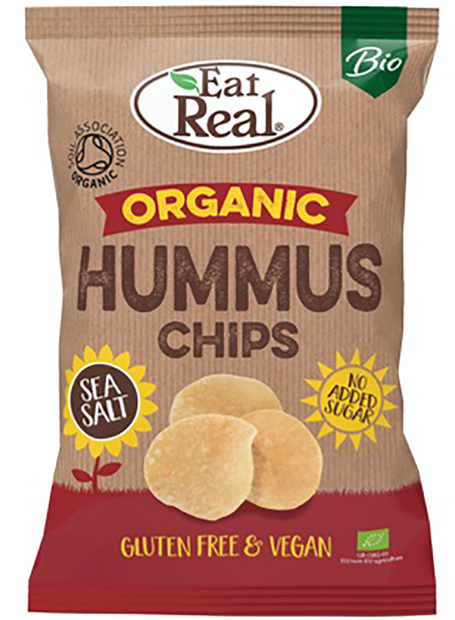 Eat Real Organic Hummus Salt Chips - 100g