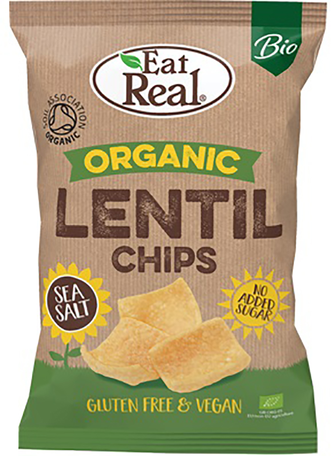 Eat Real Organic Lentil Sea Salt Chips - 100g