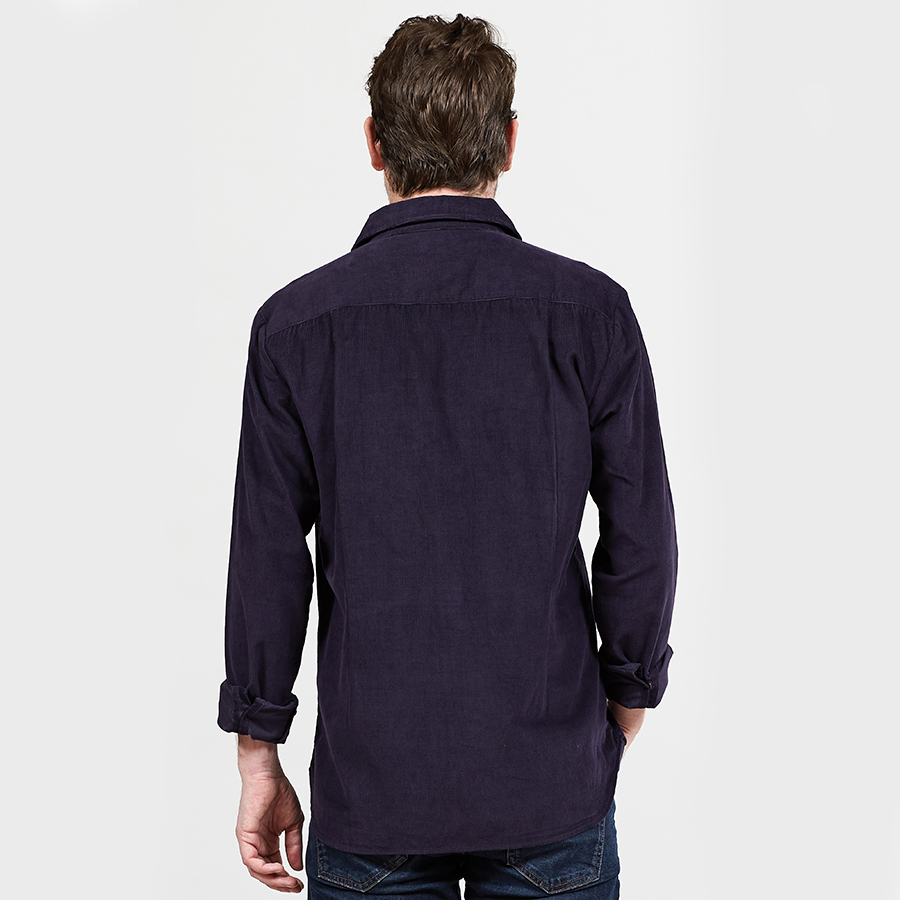 Nomads Aubergine Long Sleeved Cord Shirt - Nomads