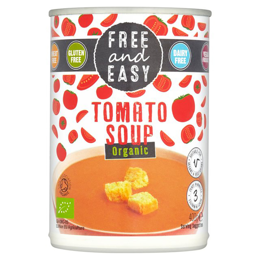 Free & Easy Organic Tomato Soup - 400g