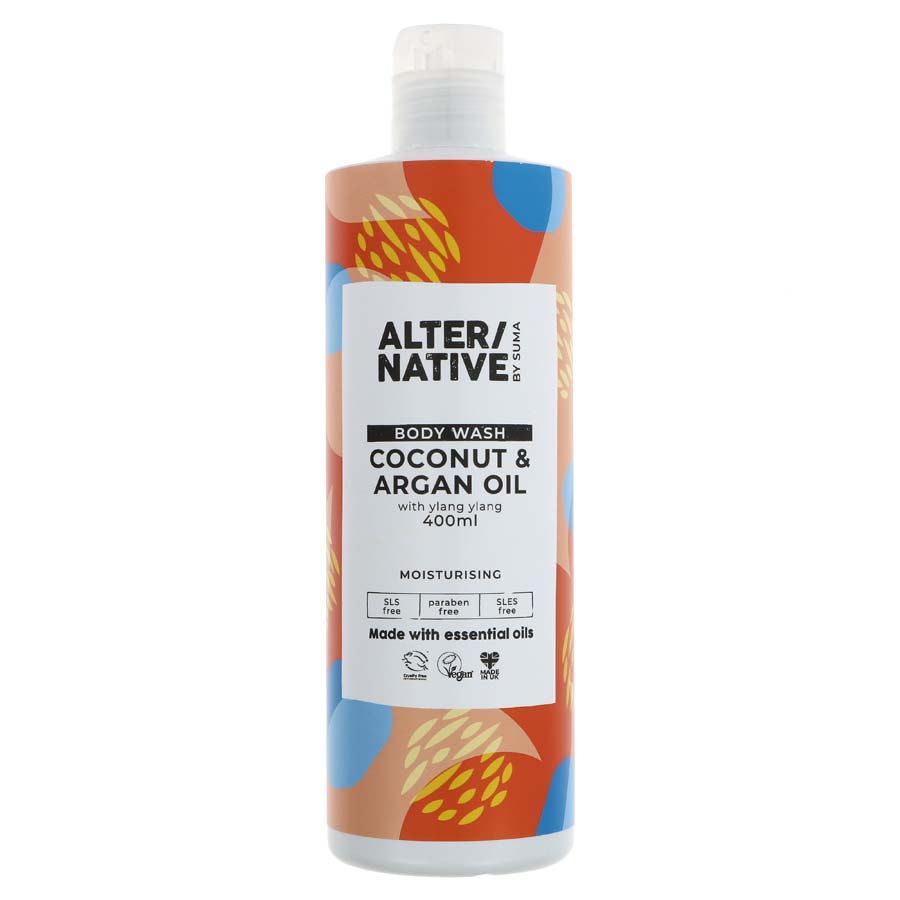 Alternative by Suma Coconut & Argan Oil Body Wash - 400ml