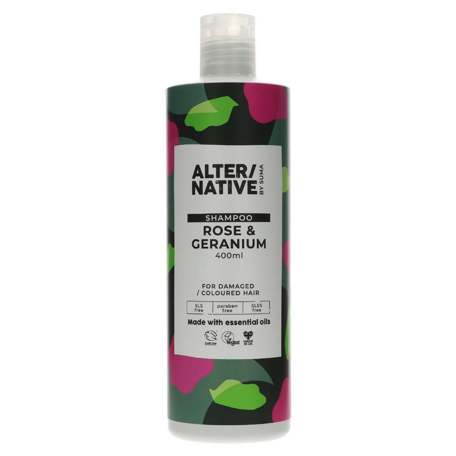 Alternative by Suma Rose & Geranium Shampoo - 400ml