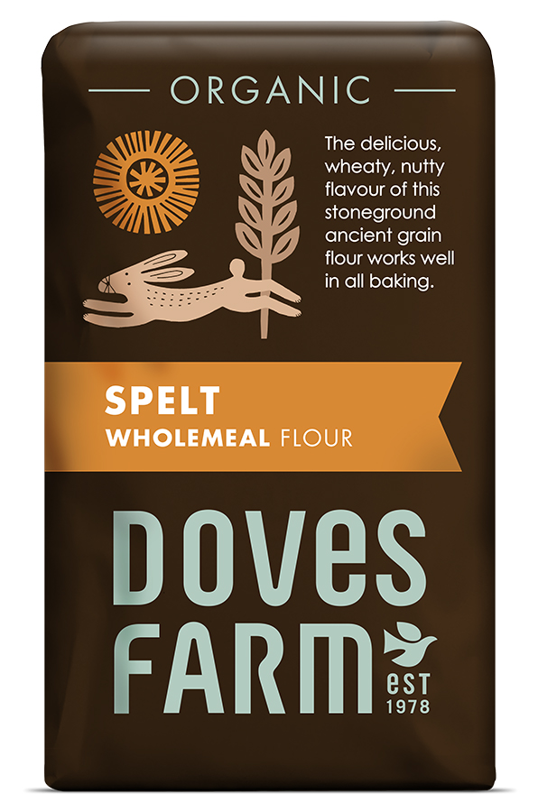 Doves Farm Organic Wholemeal Spelt Flour - 1kg