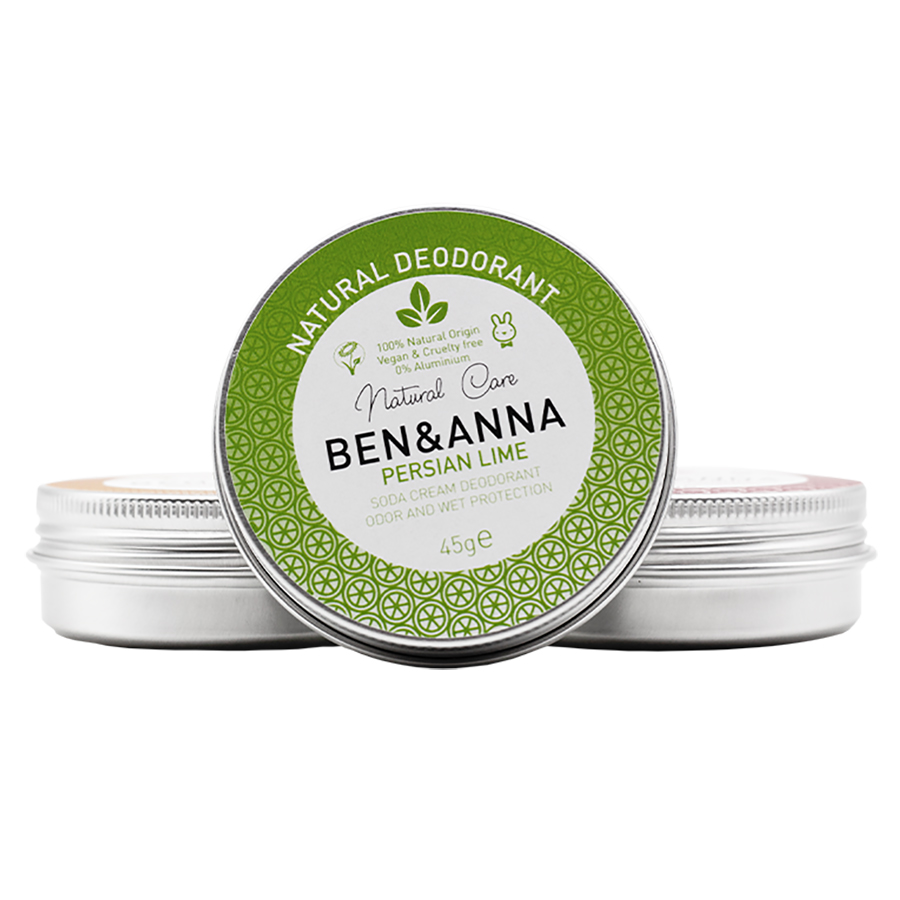 Ben & Anna Natural Deodorant Tin Persian Lime - 45g