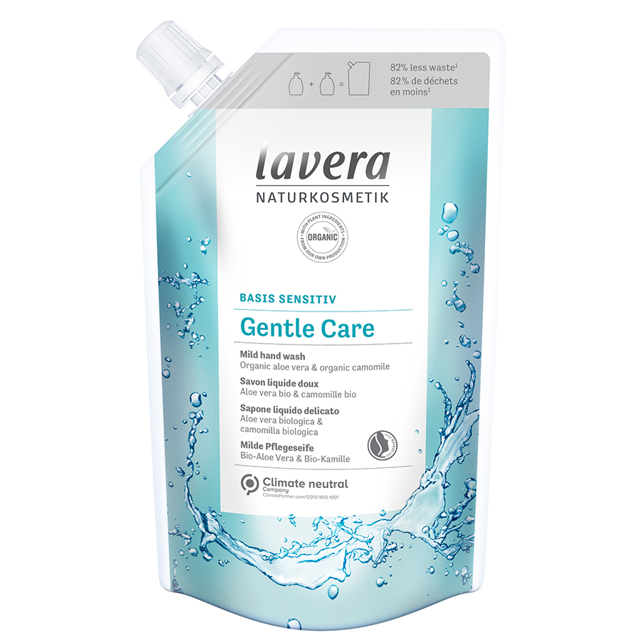Lavera Basis Sensitiv Gentle Care Mild Hand Wash Refill Pouch - 500ml