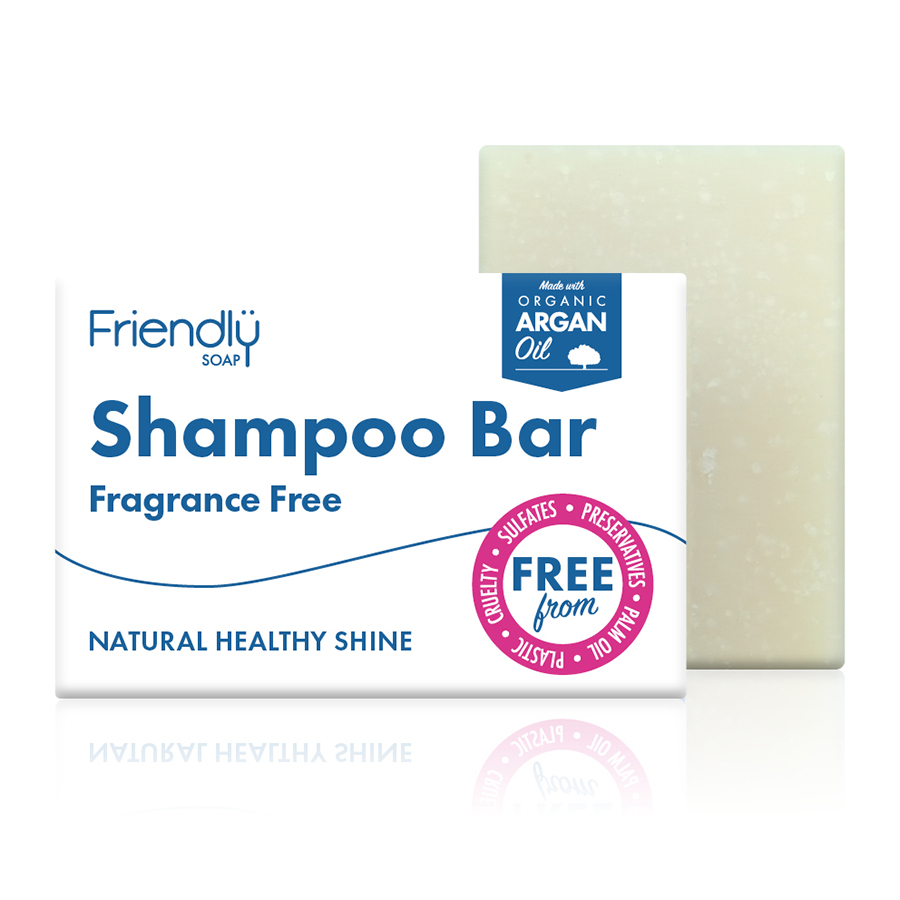 Friendly Soap Fragrance Free Shampoo Bar - 95g