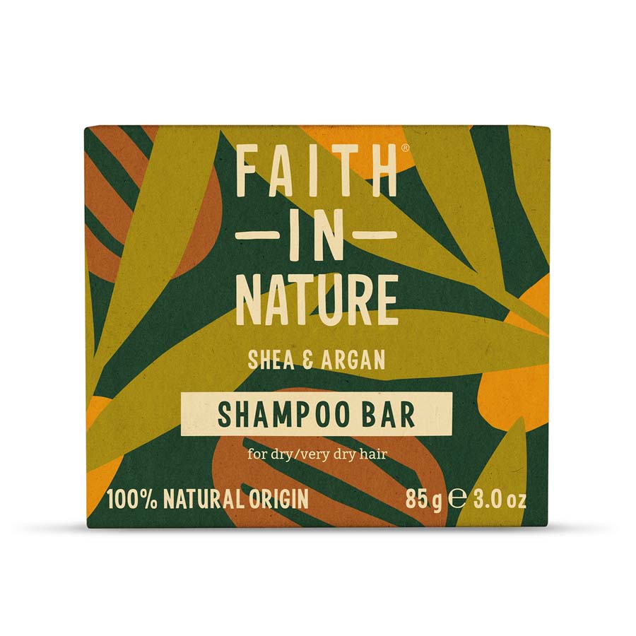 Faith in Nature Shea & Argan Shampoo Bar - 85g