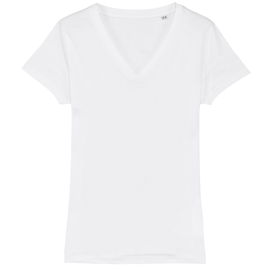 Organic Cotton V-Neck T-Shirt - White