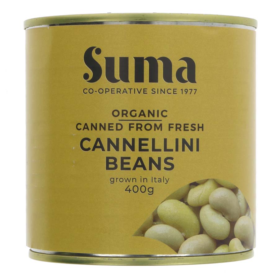 Suma Organic Fresh Cannellini Beans - 400g