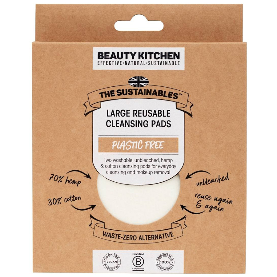 Beauty Kitchen The Sustainables Large Reusable Cleansing Pads - Pack of 2