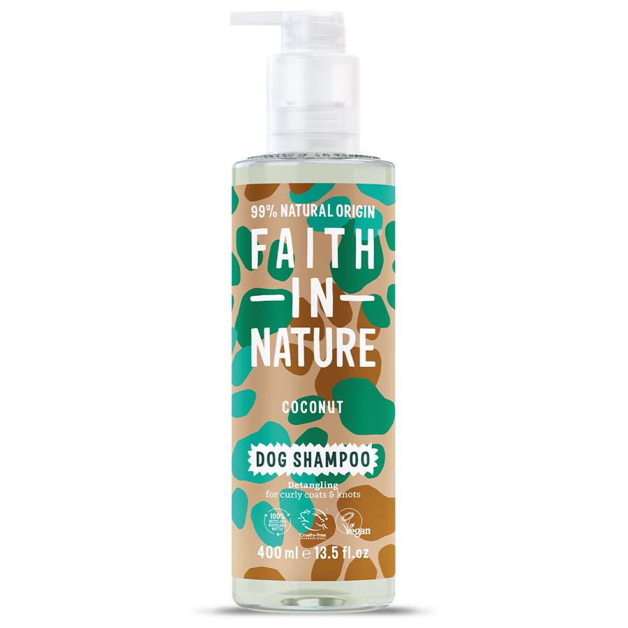 Image of Faith in Nature Detangling Coconut Dog Shampoo - 400ml
