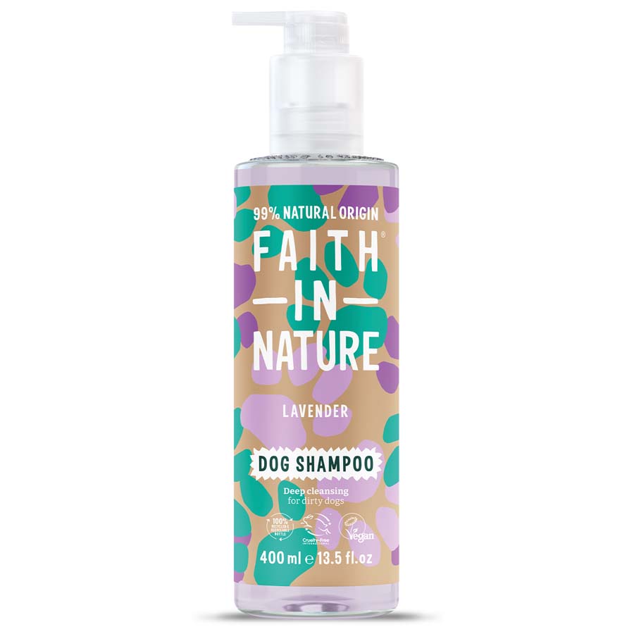Faith in Nature Deep Cleansing Lavender Dog Shampoo - 400ml