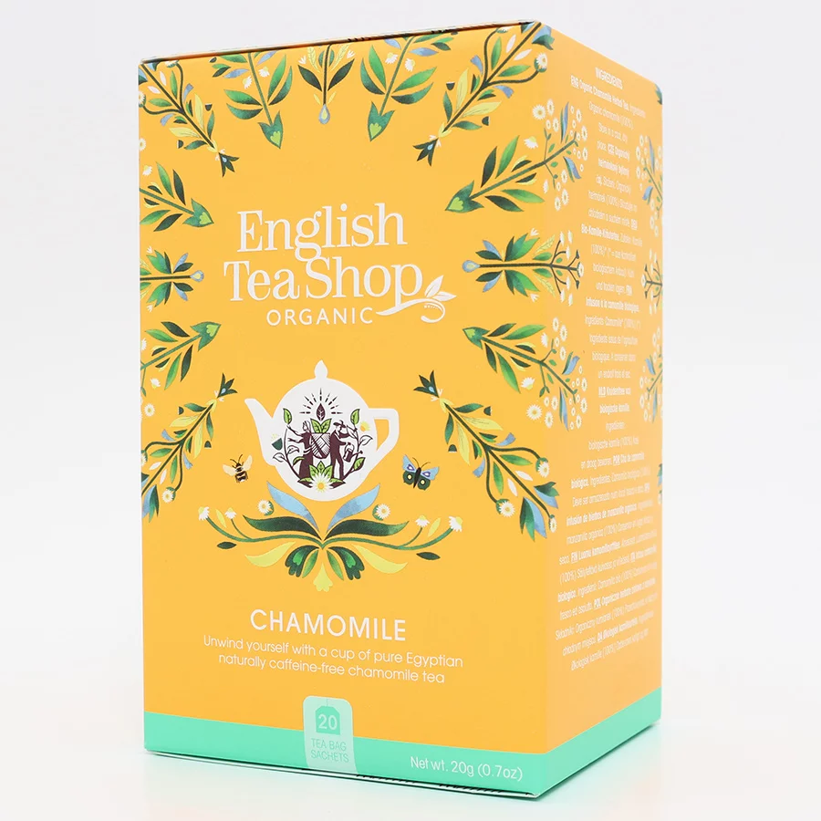 English Tea Shop Organic Chamomile Tea - 20 Bags - English Tea Shop