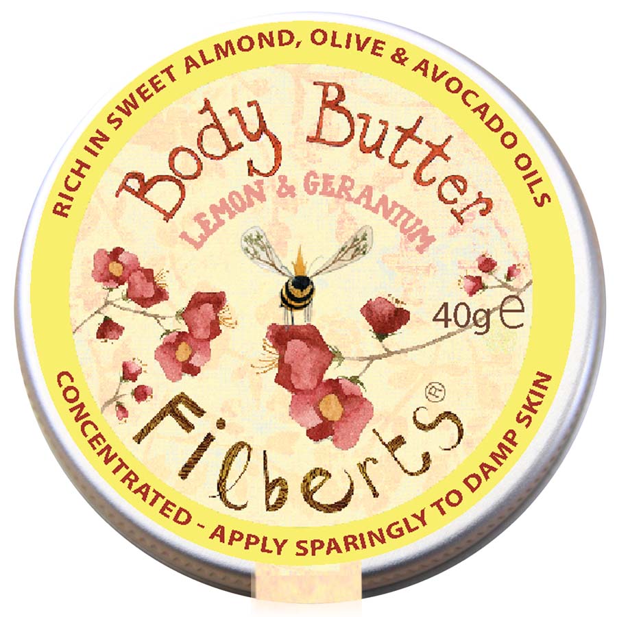 Filberts Lemon & Geranium Body Butter - 40g