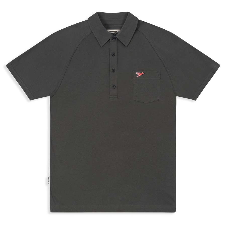 Men's Lopez Polo Shirt - Gunmetal