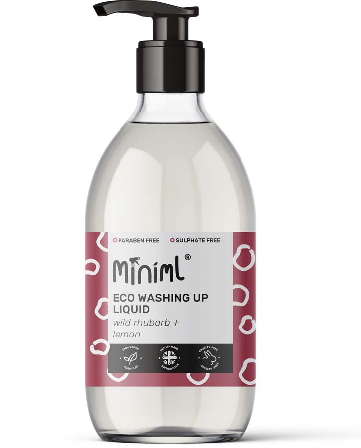 Miniml Washing Up Liquid - Wild Rhubarb & Lemon - 500ml