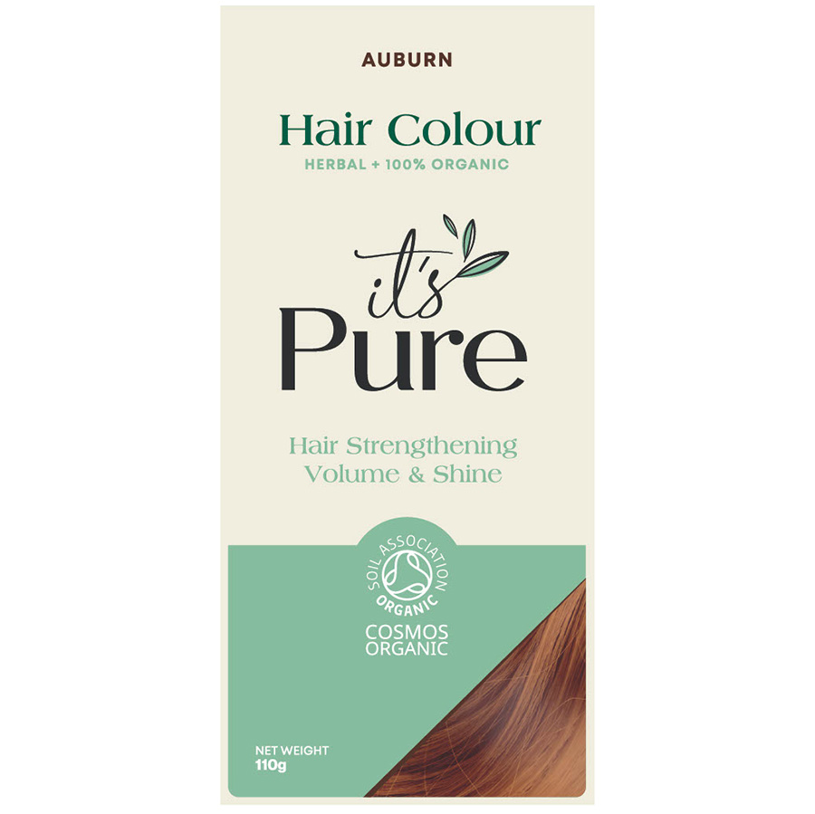 It's Pure Organic Herbal Hair Colour - Auburn - 110g