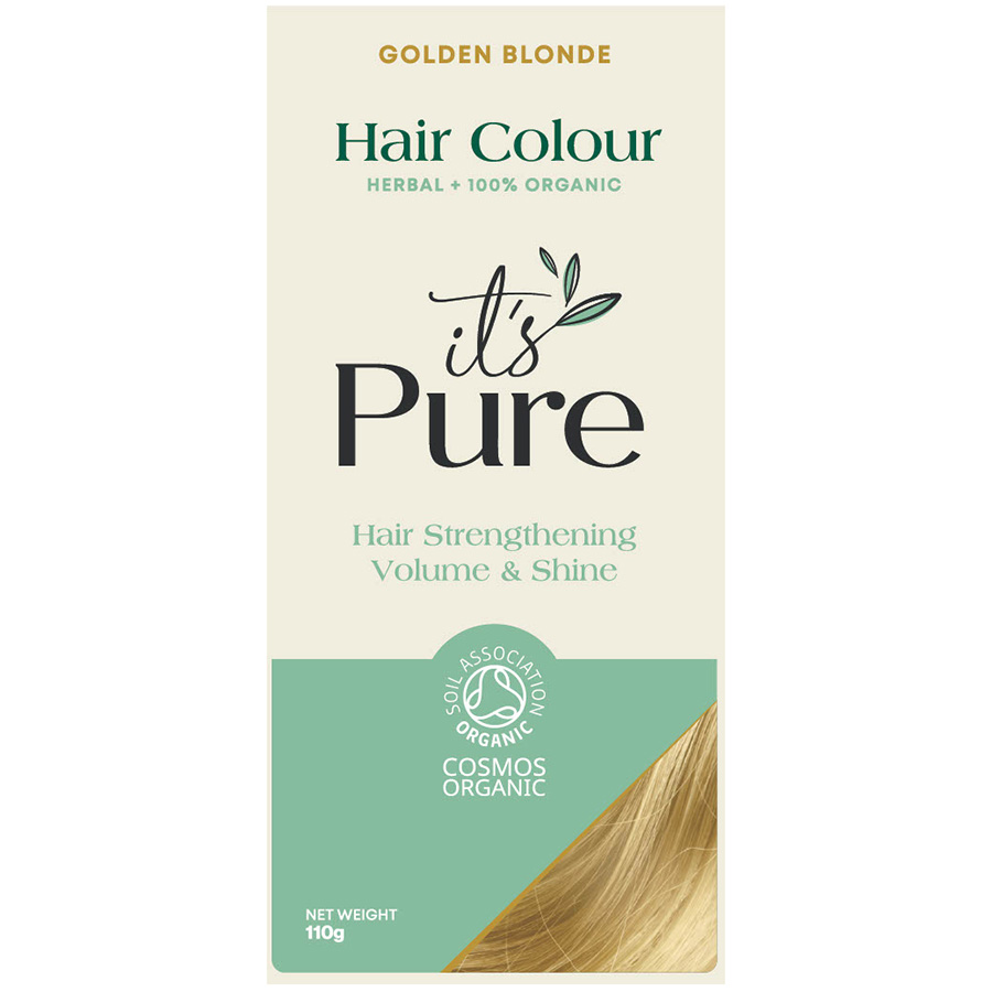 It's Pure Organic Herbal Hair Colour - Golden Blonde - 110g