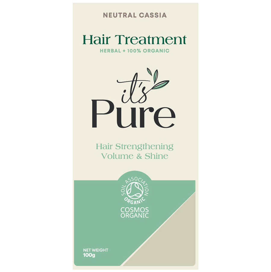 It's Pure Organic Neutral Cassia Herbal Hair Treatment - 100g