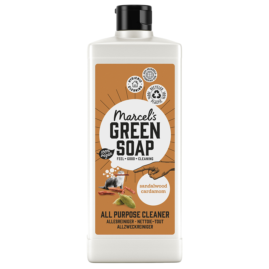 Marcel's Green Soap All Purpose Cleaner - Sandalwood & Cardamom - 750ml
