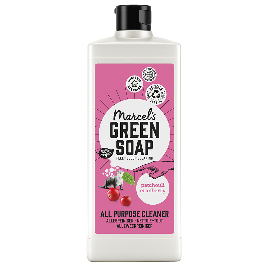 Marcel's Green Soap All Purpose Cleaner - Patchouli & Cranberry - 750ml