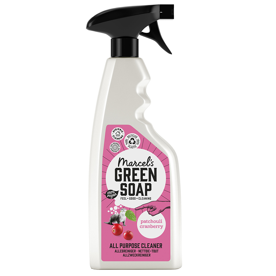Marcel's Green Soap All Purpose Spray - Patchouli & Cranberry - 500ml