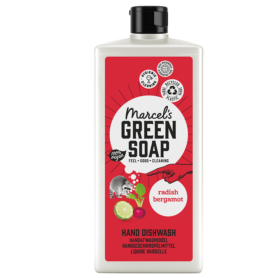 Marcel's Green Soap Hand Dishwash Liquid - Radish & Bergamot - 500ml