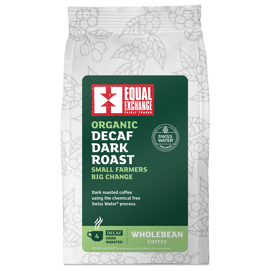 Equal Exchange Organic Dark Roast Decaffeinated Beans - 200g