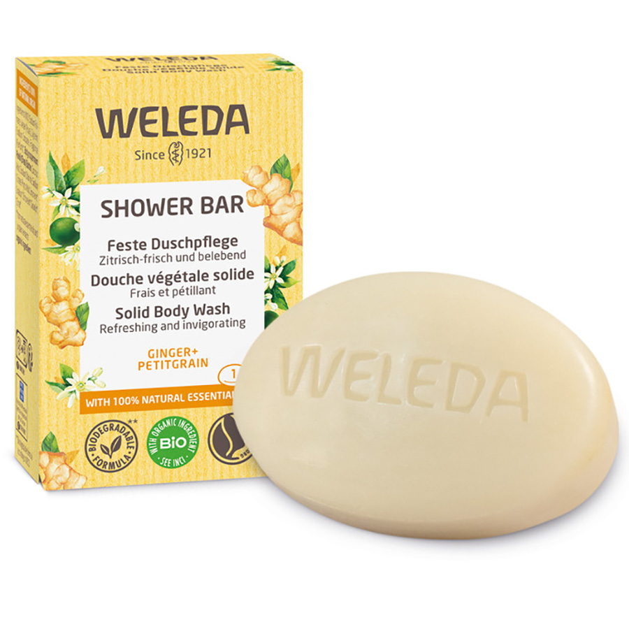 Weleda Shower Bar - Ginger & Petitgrain - 75g