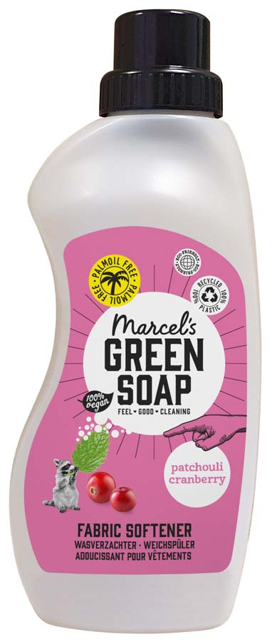 Marcel's Green Soap Fabric Softener - Patchouli & Cranberry - 750ml