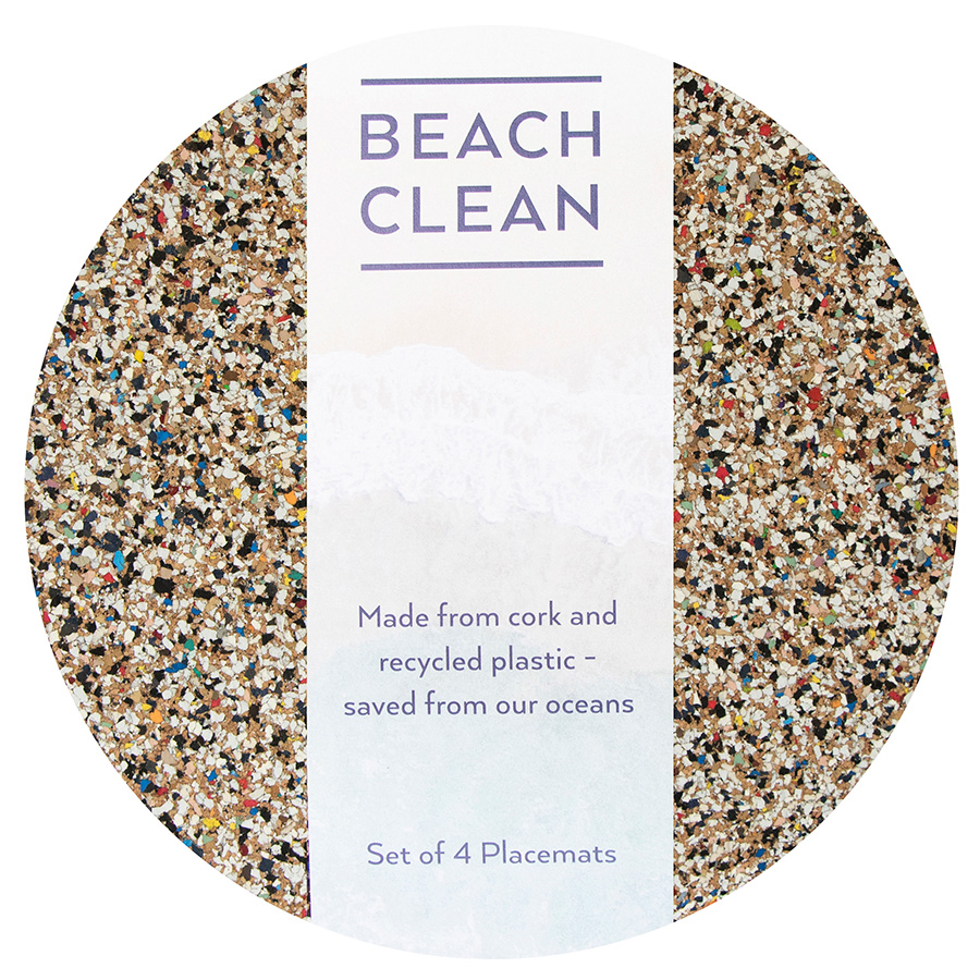 LIGA Beach Clean Round Placemat - Set of 4