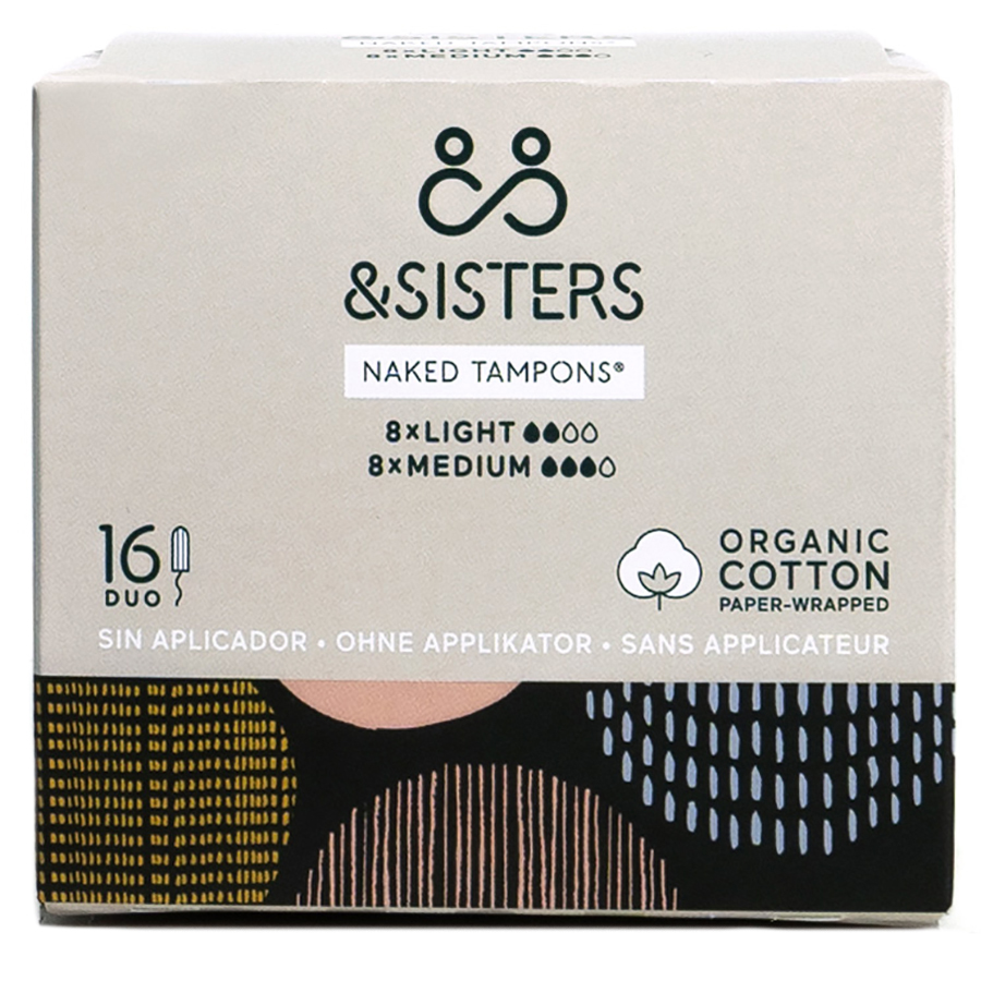 &SISTERS Naked Tampons - Mixed - Pack of 16