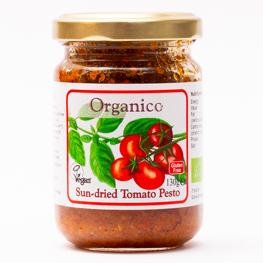 Organico Organic Sun Dried Tomato Pesto - 130g