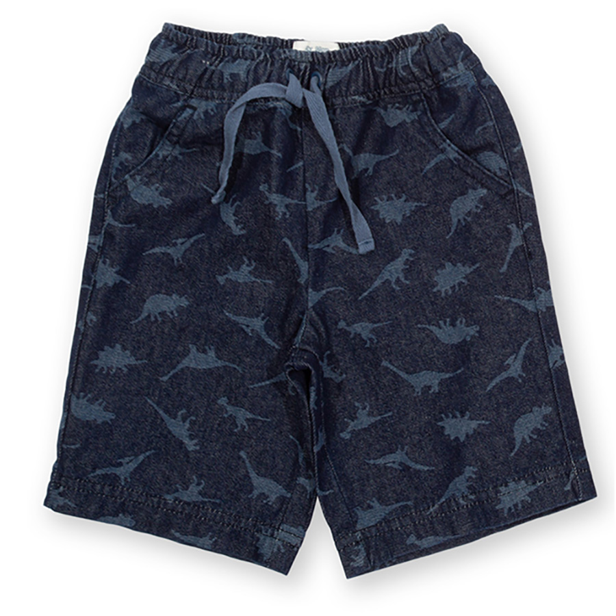Kite Dino Denim Shorts - Navy Blue