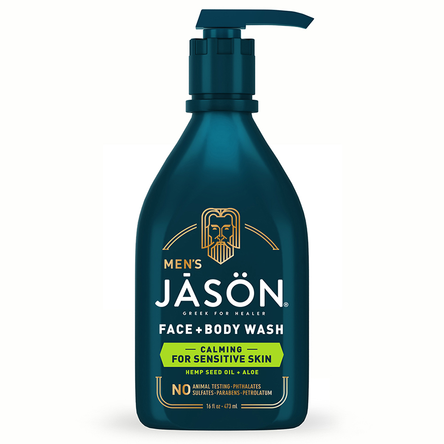 Jason Men's Calming Face and Body Wash - 473ml