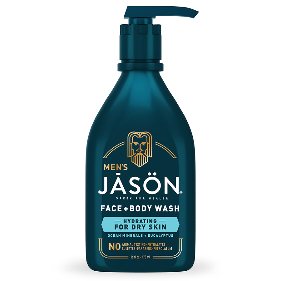 Jason Men's Hydrating Face and Body Wash - 473ml