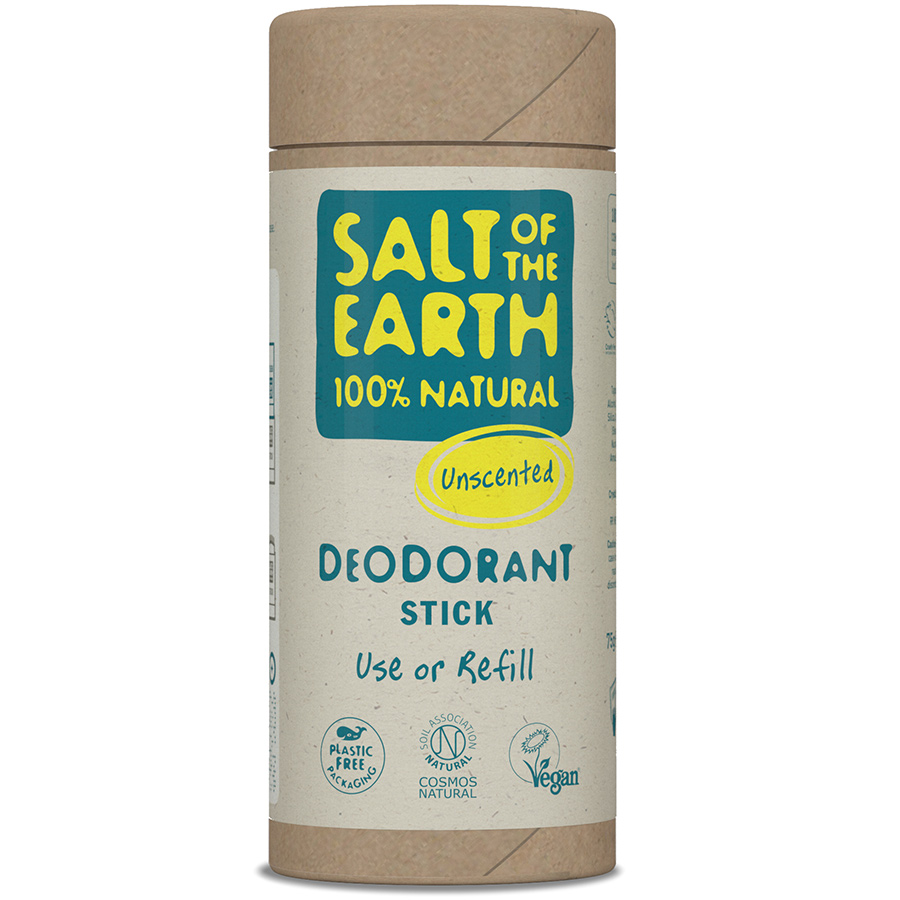 Salt of the Earth Natural Deodorant Stick Refill - Unscented - 75g