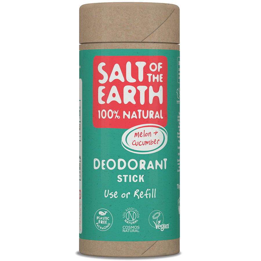 Salt of the Earth Natural Deodorant Stick Refill - Melon & Cucumber - 75g
