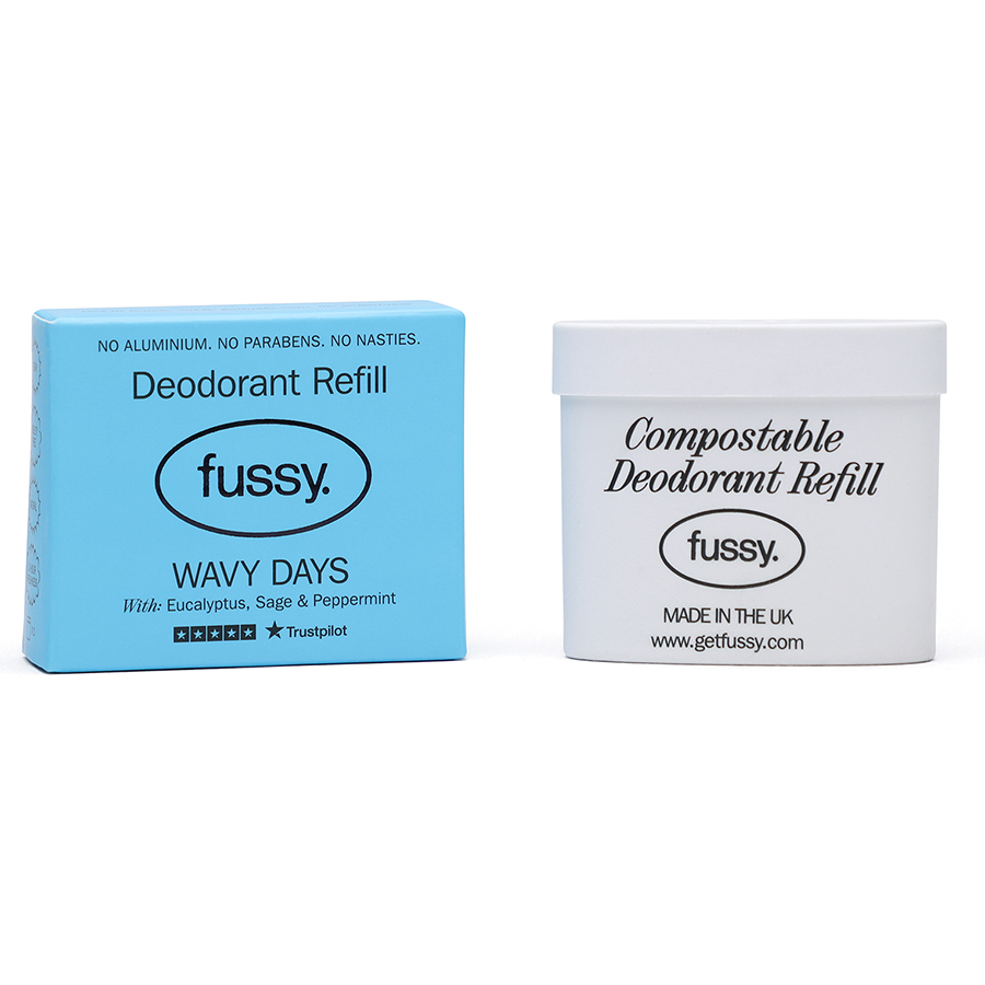 Fussy Natural Deodorant Refill - Wavy Days - 40g