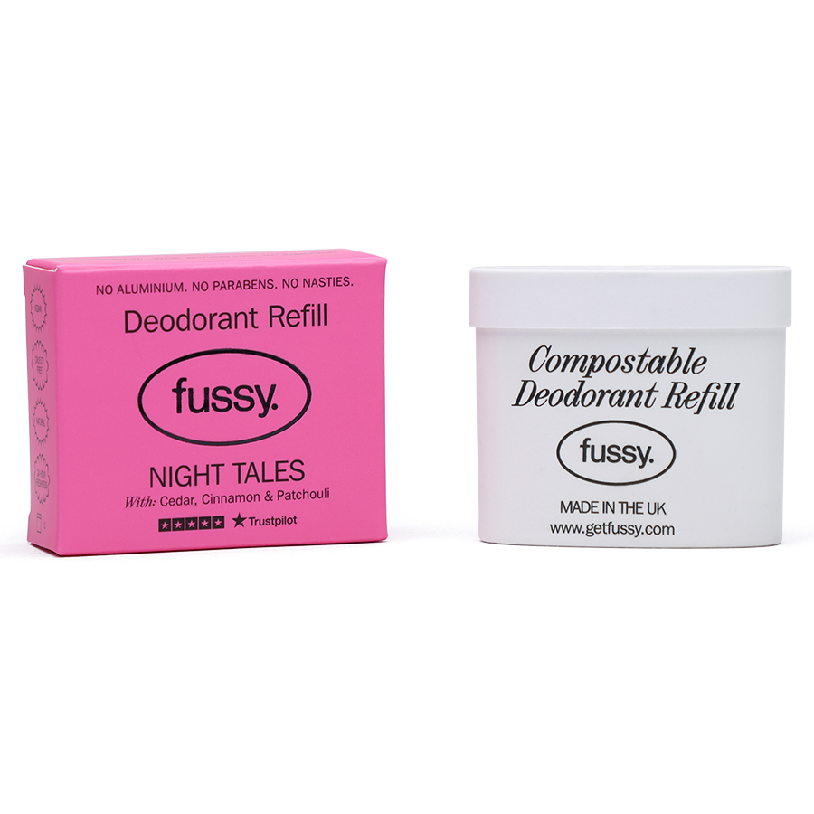 Fussy Natural Deodorant Refill - Night Tales - 40g