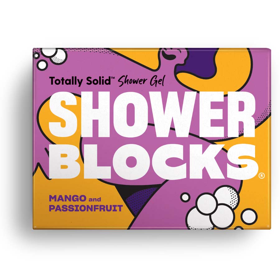 Shower Blocks Solid Shower Gel - Mango & Passionfruit - 100g