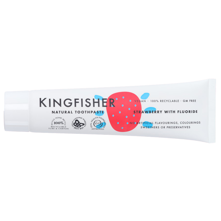 Kingfisher Children's Toothpaste with Fluoride - Strawberry - 100ml