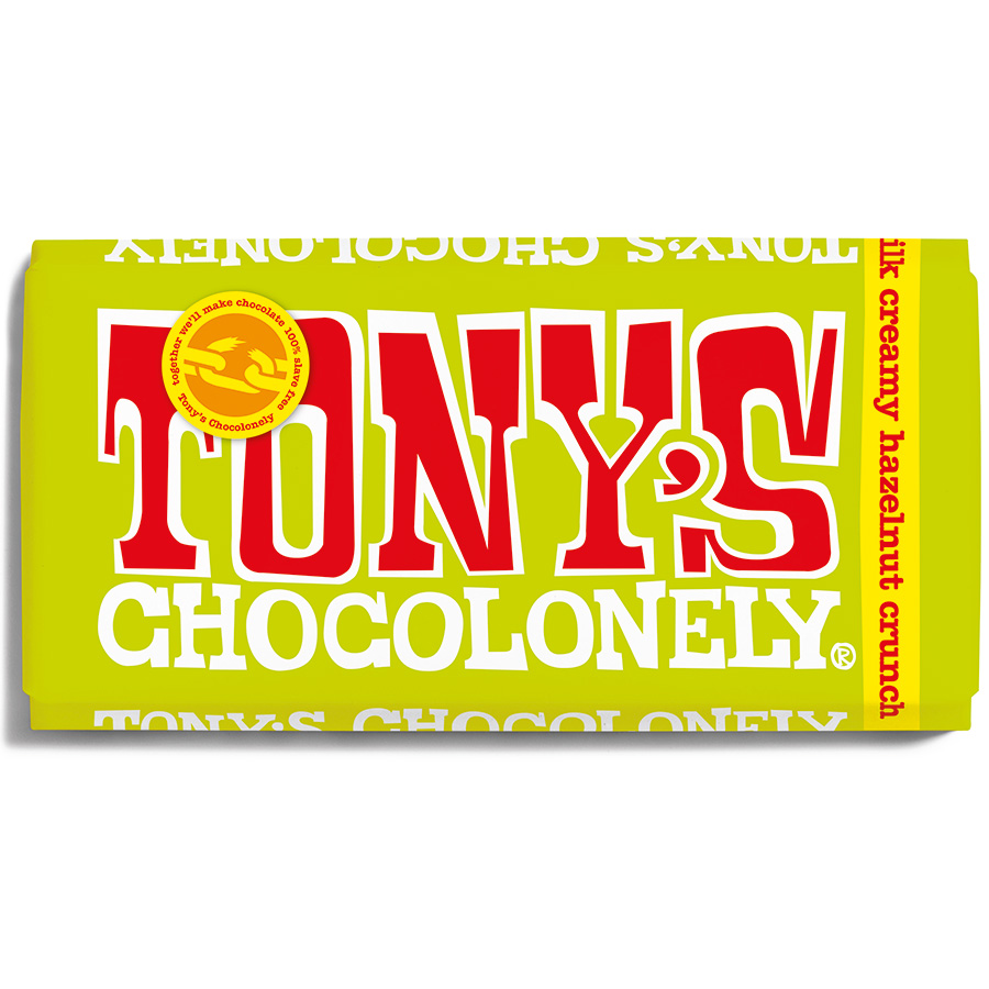 Tony's Chocolonely Milk Creamy Hazelnut Crunch - 180g