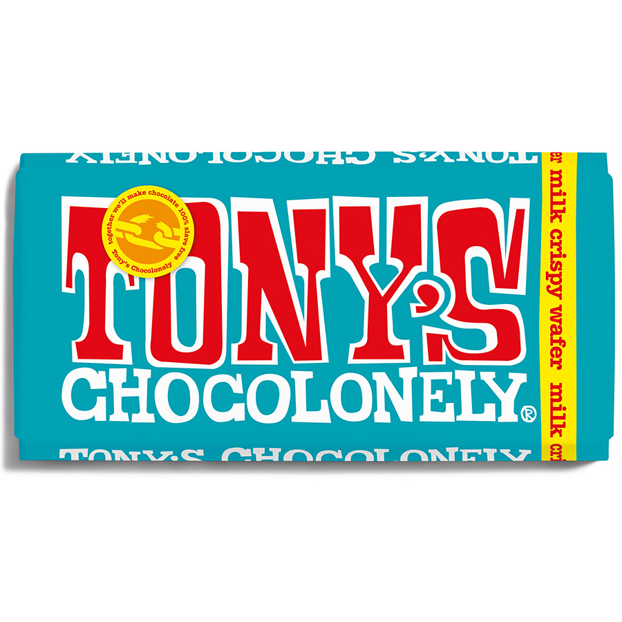 Tony's Chocolonely Milk Crispy Wafer - 180g