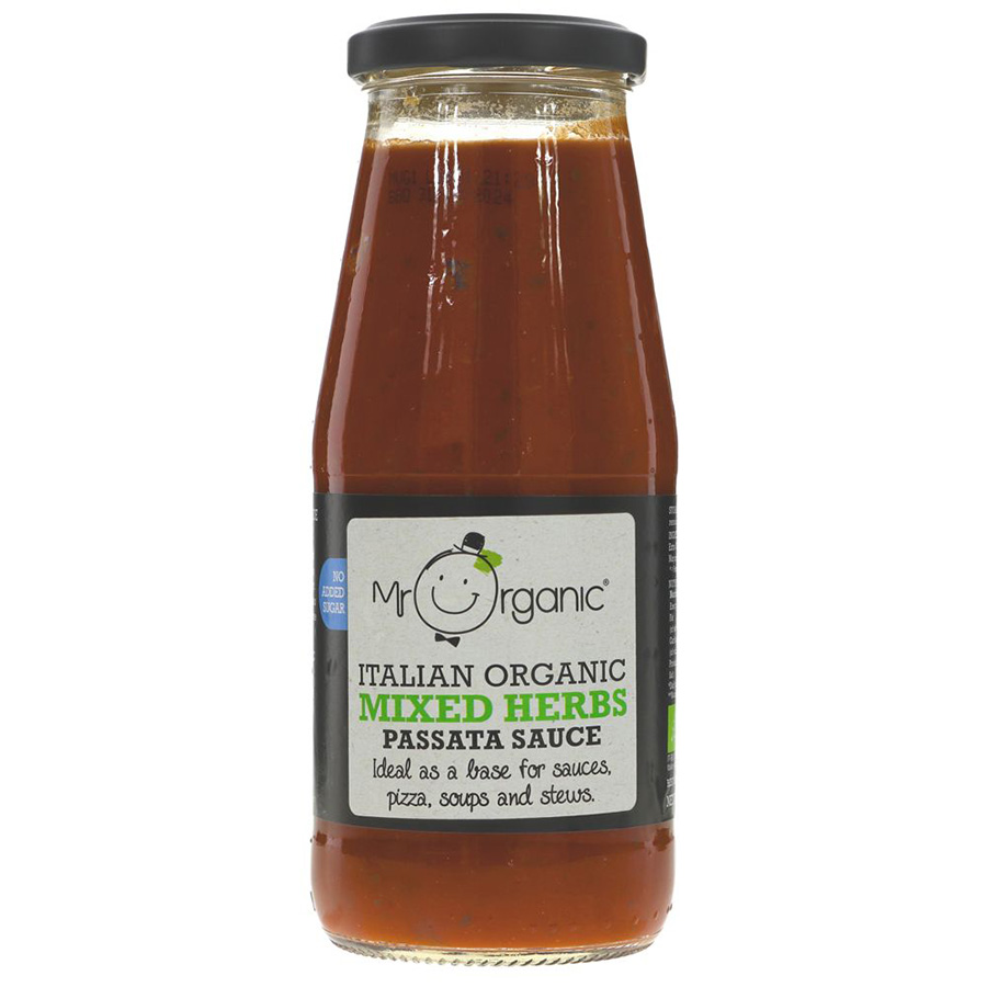Mr Organic Italian Mixed Herbs Passata Sauce - 400g