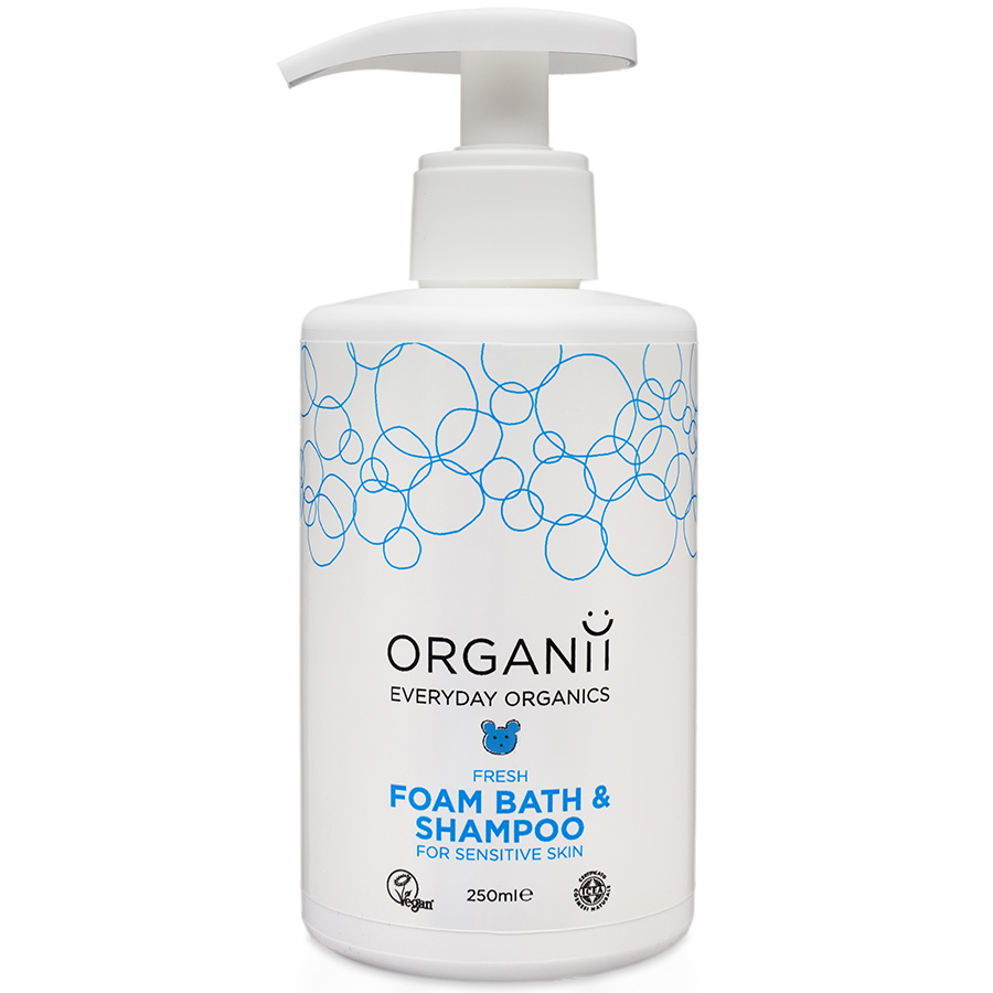 Organii Fresh Foam Bath & Shampoo - 250ml