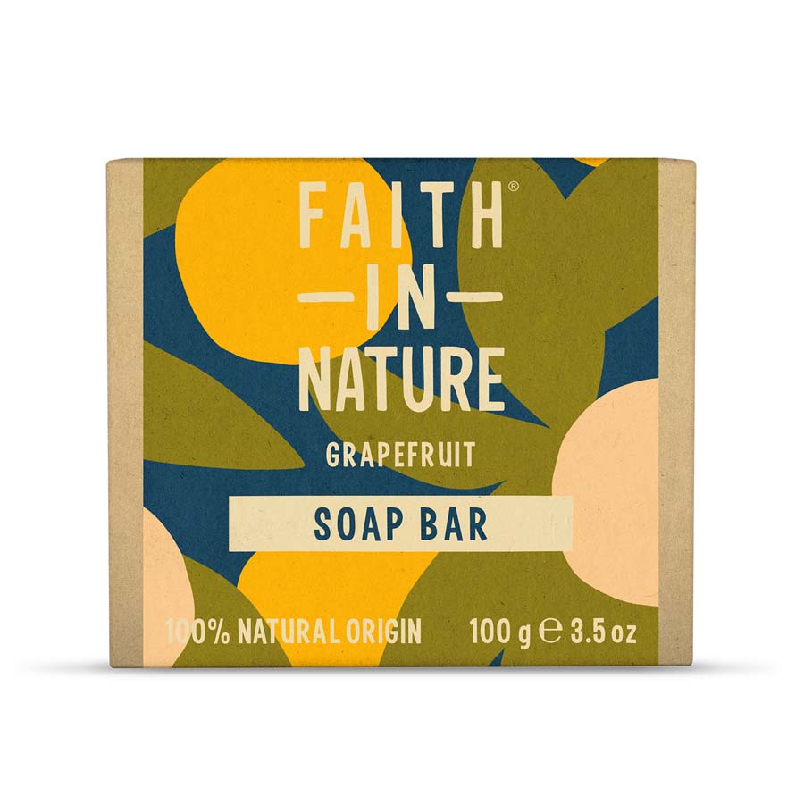Faith In Nature Soap Bar - Grapefruit - 100g