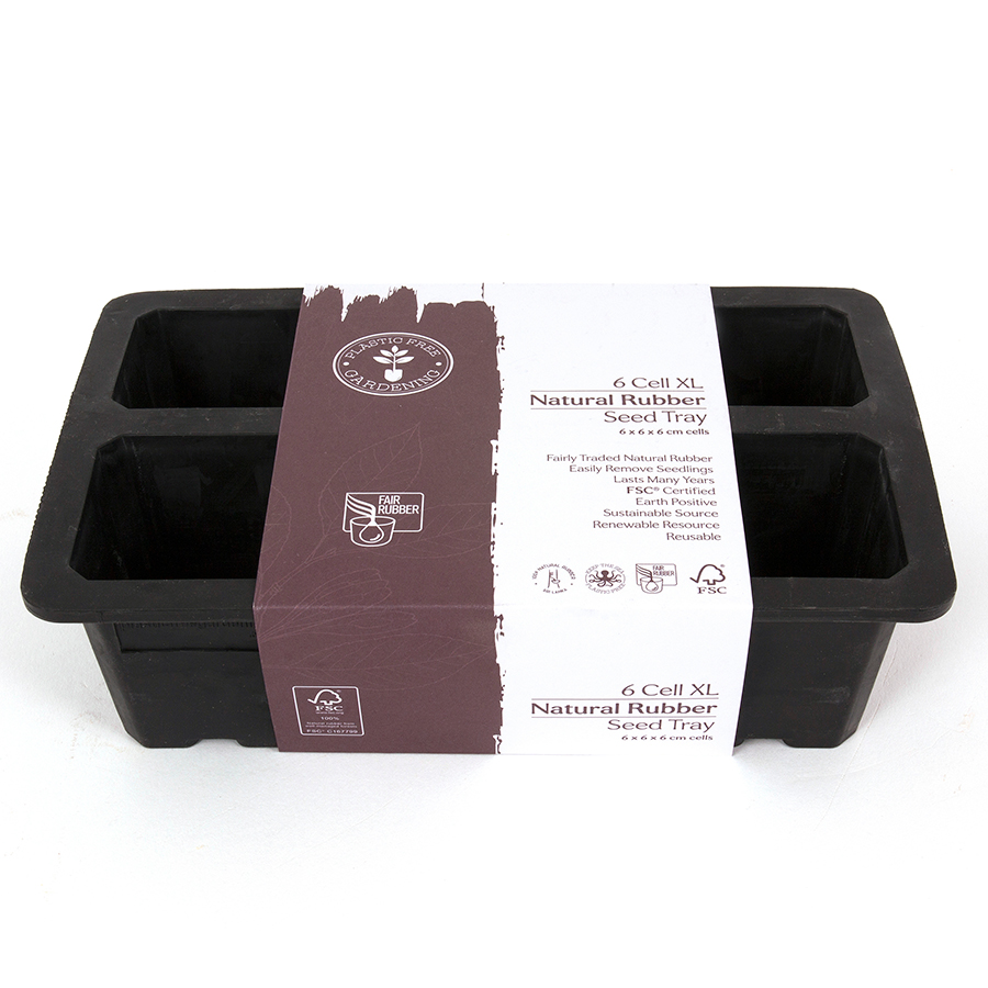 Natural Rubber Seed Tray - 6 Cell