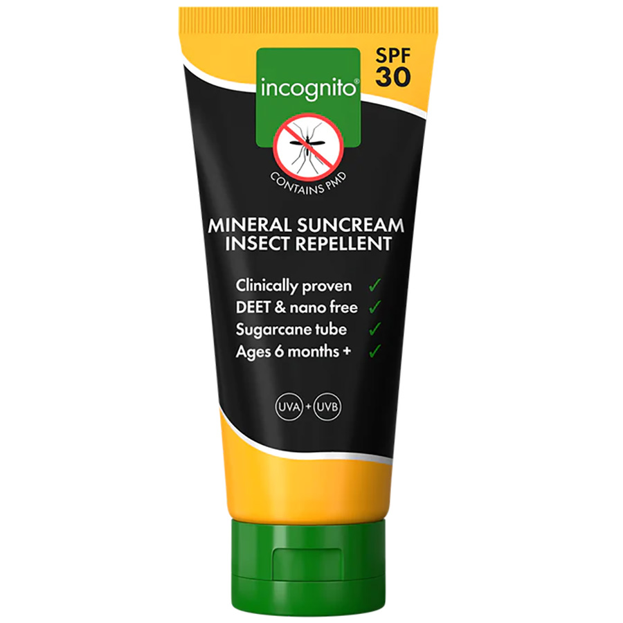 Incognito Mineral Suncream Insect Repellent - SPF30 - 100ml